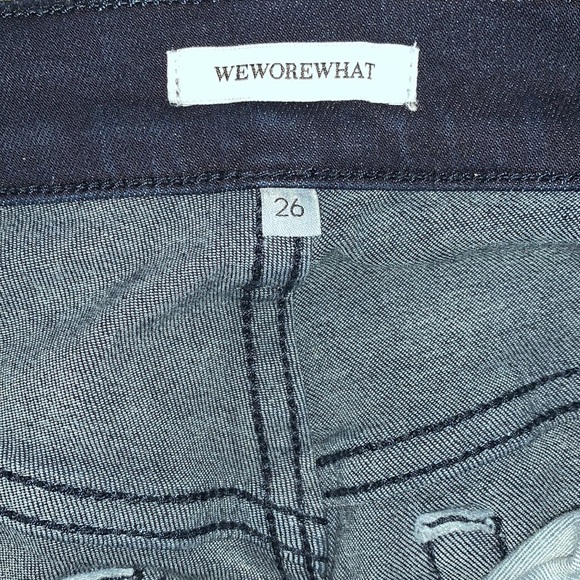 WeWoreWhat High Rise Skinny Ankle Zip Jeans In Mercer - Picture 11 of 13